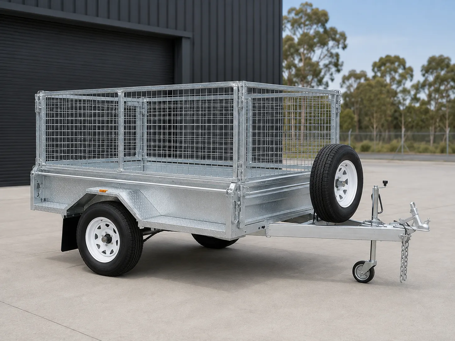 6x4 Box Trailer