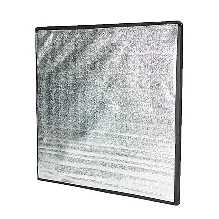 4 × 4 White/Silver Beadboard