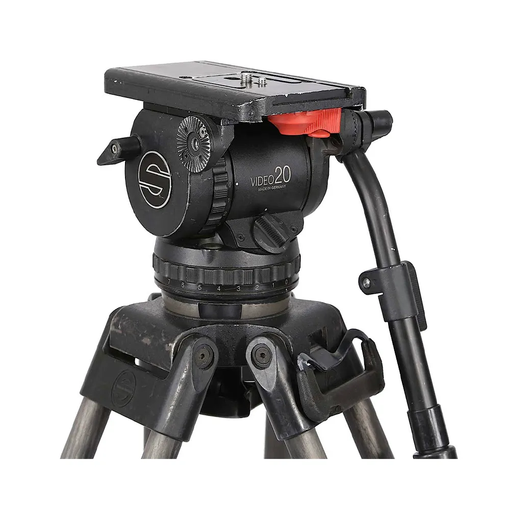 Sachtler Video 20 Fluid Head w/ Carbon Fiber Tripod [100MM]