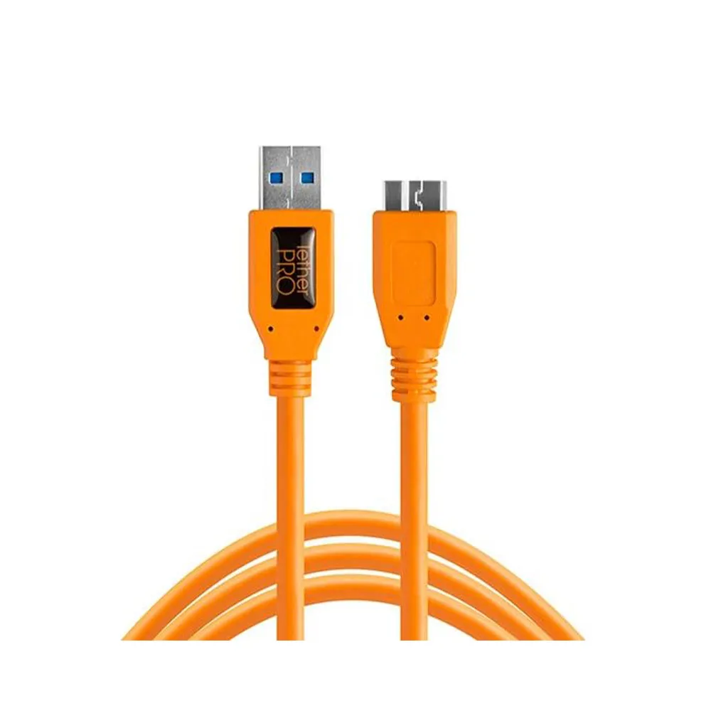 TetherPro USB 3.0 Type A to USB 3.0 Micro-B Tether Cable - 15'