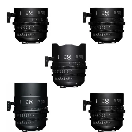 Sigma Cine FF Kit (20, 24, 35, 50, 85) [EF Mount]