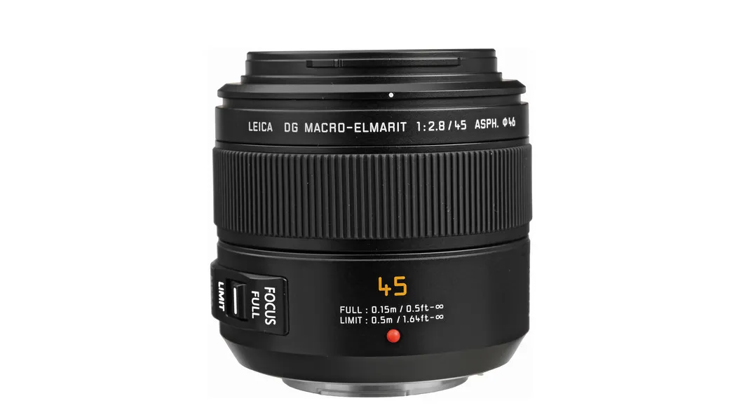 Panasonic Leica DG Macro-Elmarit Mega OIS 45mm F/2.8 ASPH (Lumix) (MFT-Mount) LEN1160