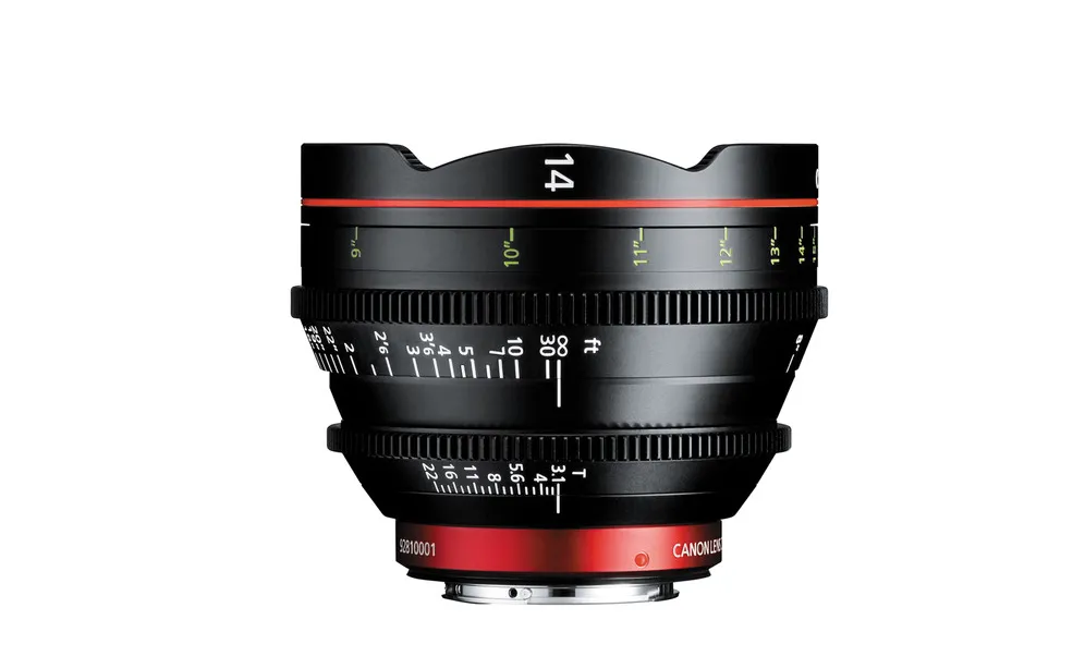 Canon CN-E Cine Prime L F 14mm T/3.1 (EF-Mount) LEN0008