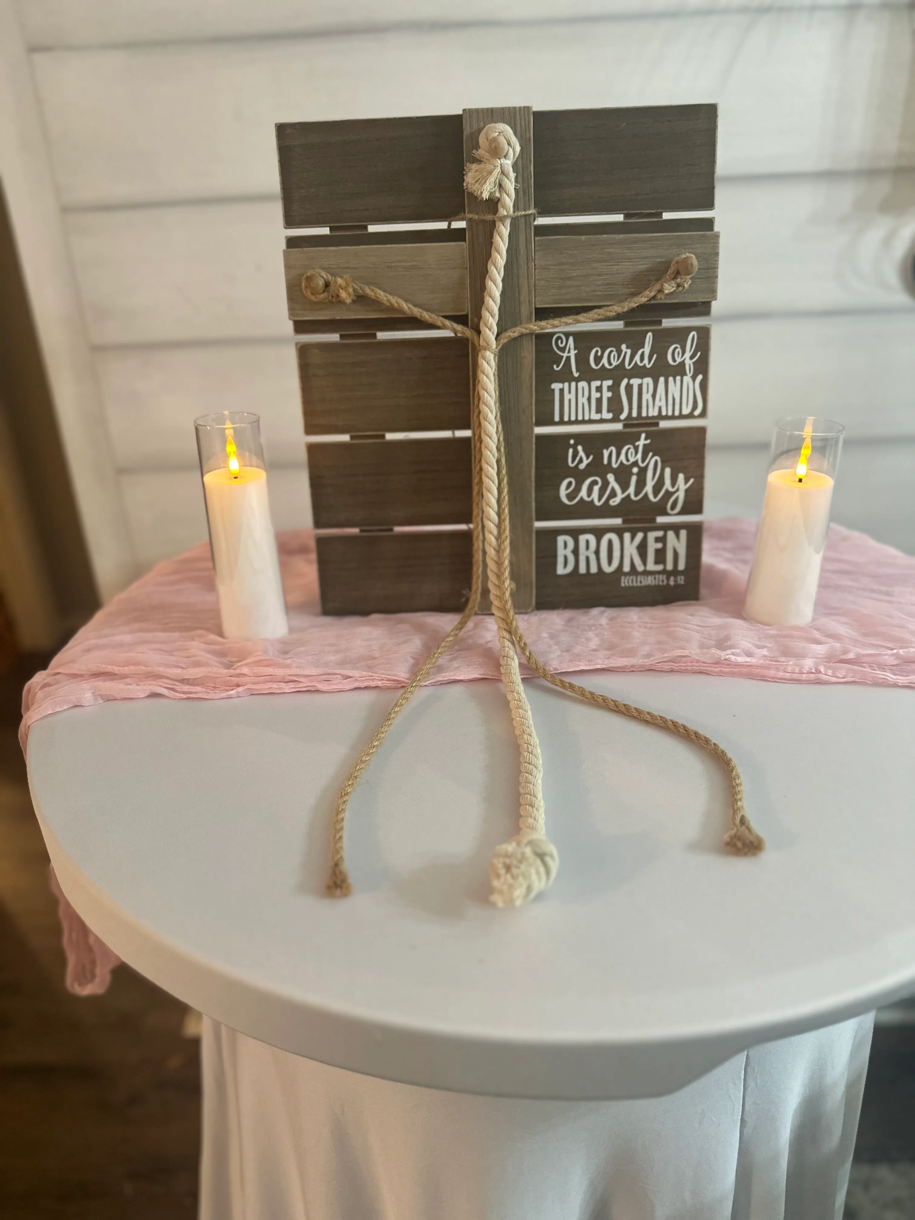 Cord of 3 Strands Wedding Ceremony Piece