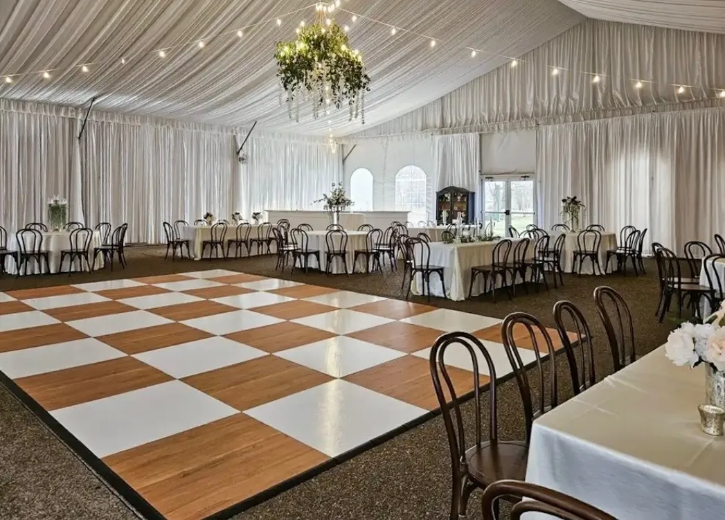 Dance Floor (Maple & White) 