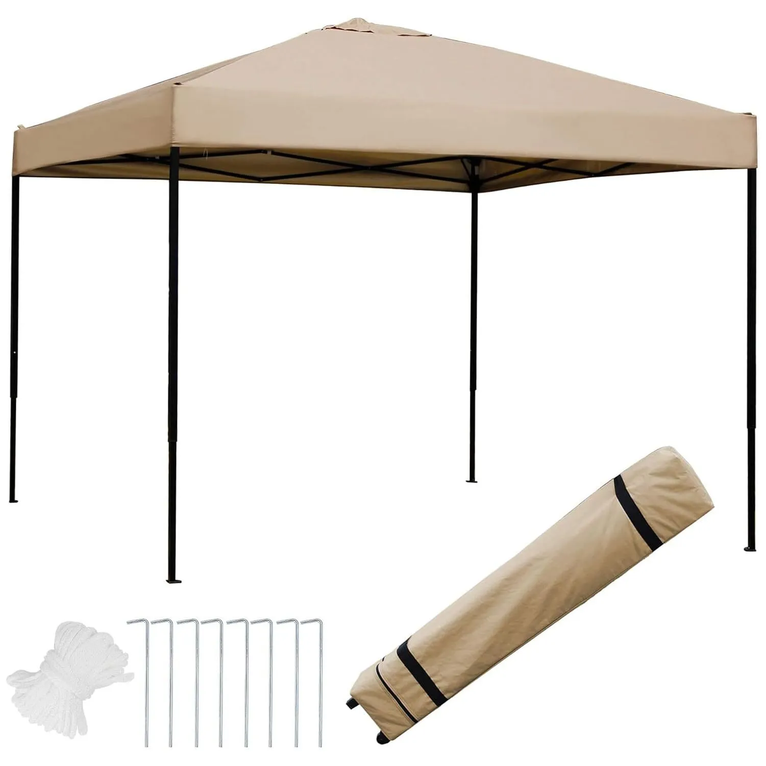 10'x10' Tan Pop Up Tent