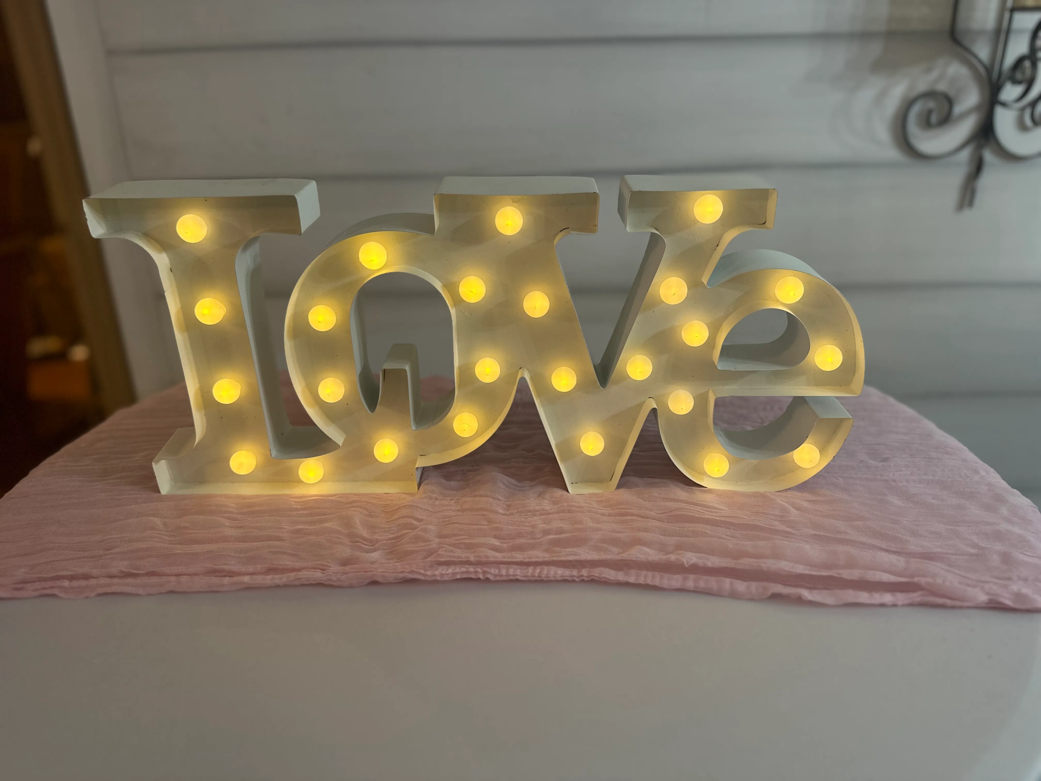 Light Up Love Table Decor