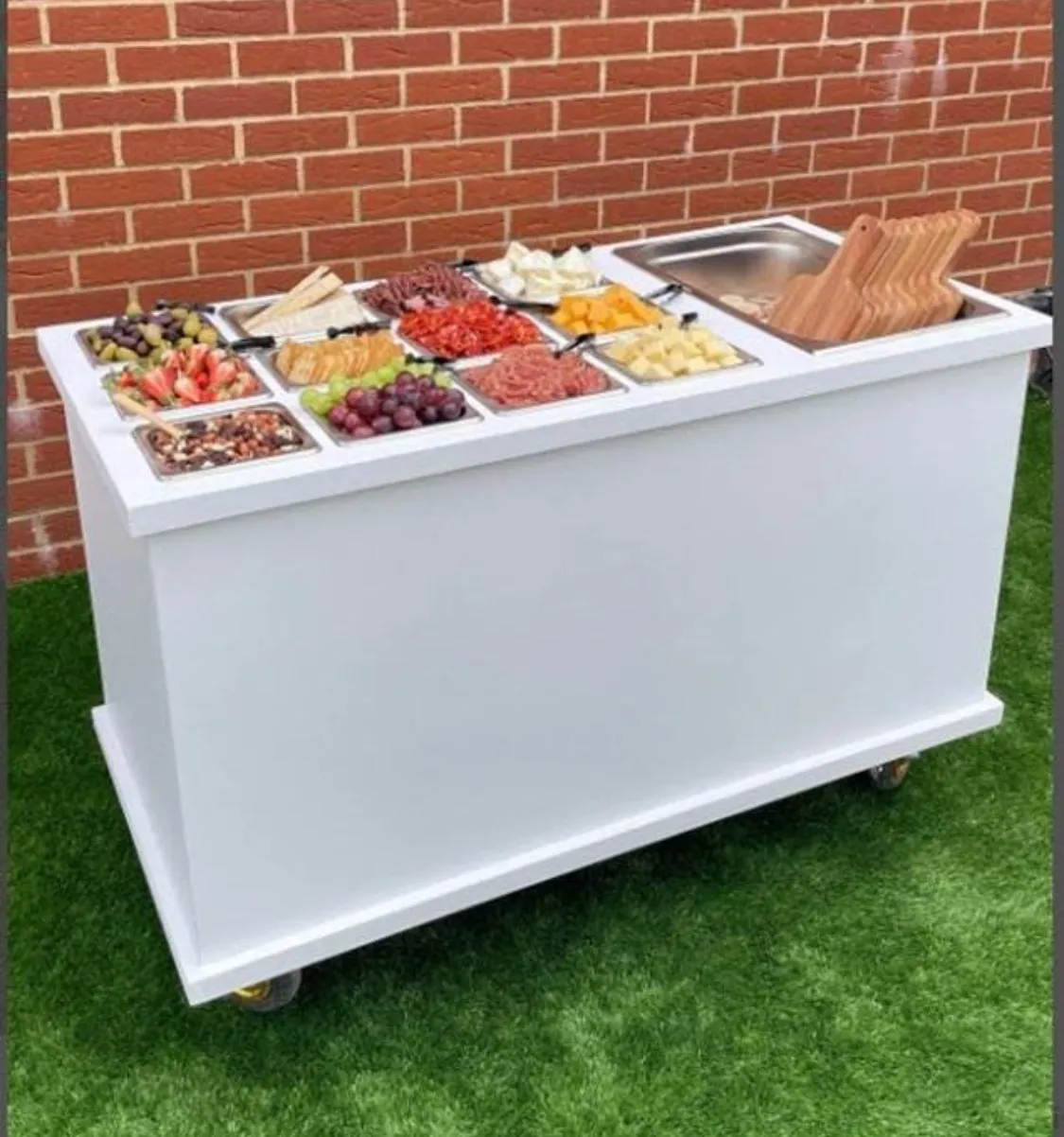 Mobile Charcuterie Cart