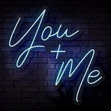 You + Me Neon Sign