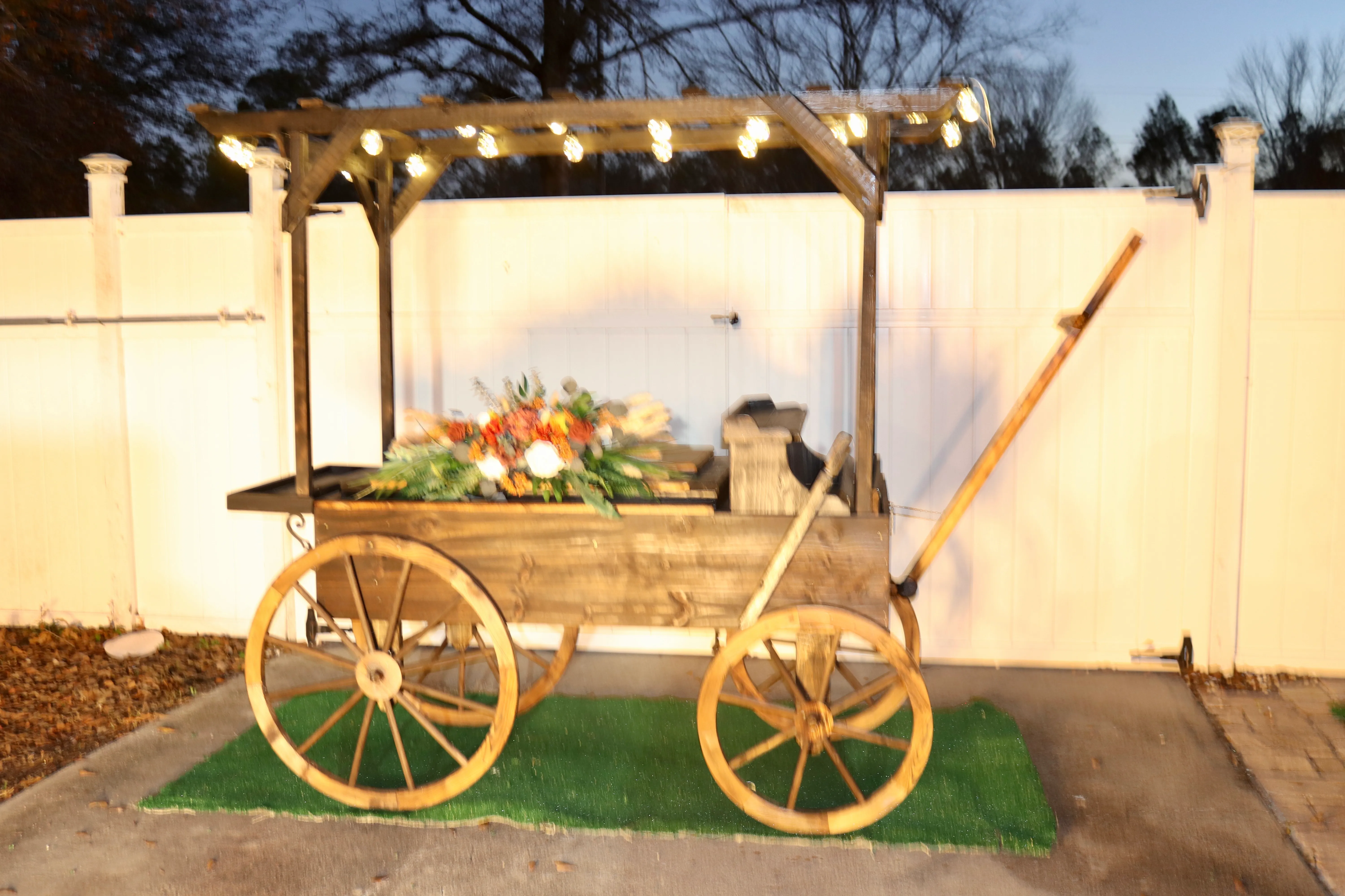 Rustic Dessert/Cake/Charcuterie Wagon