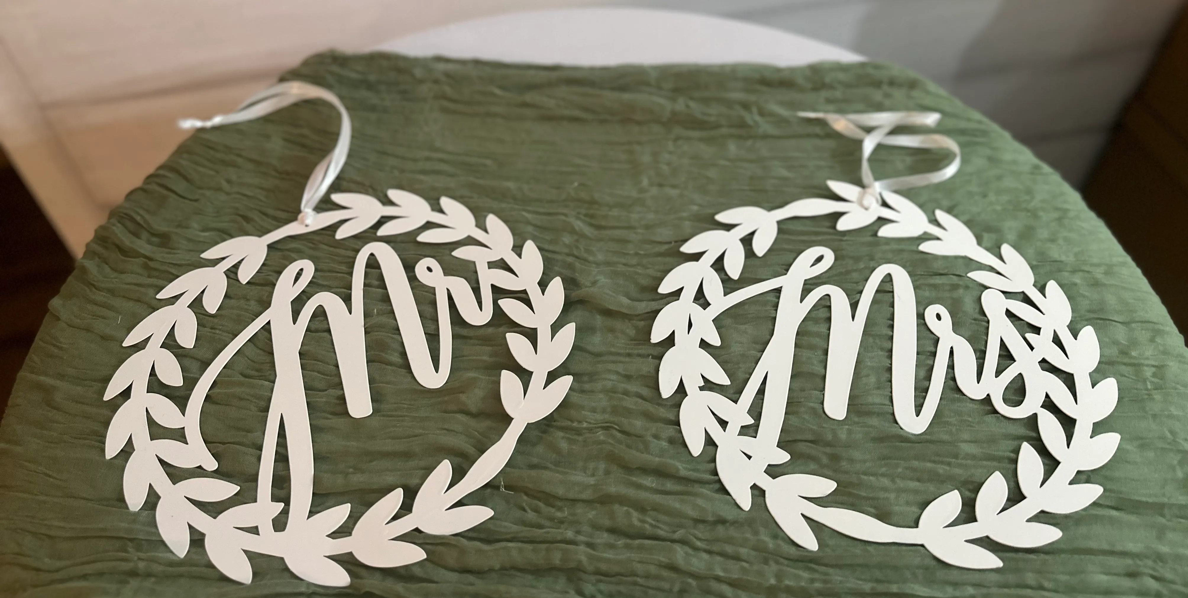 Mr & Mrs Chair Decor