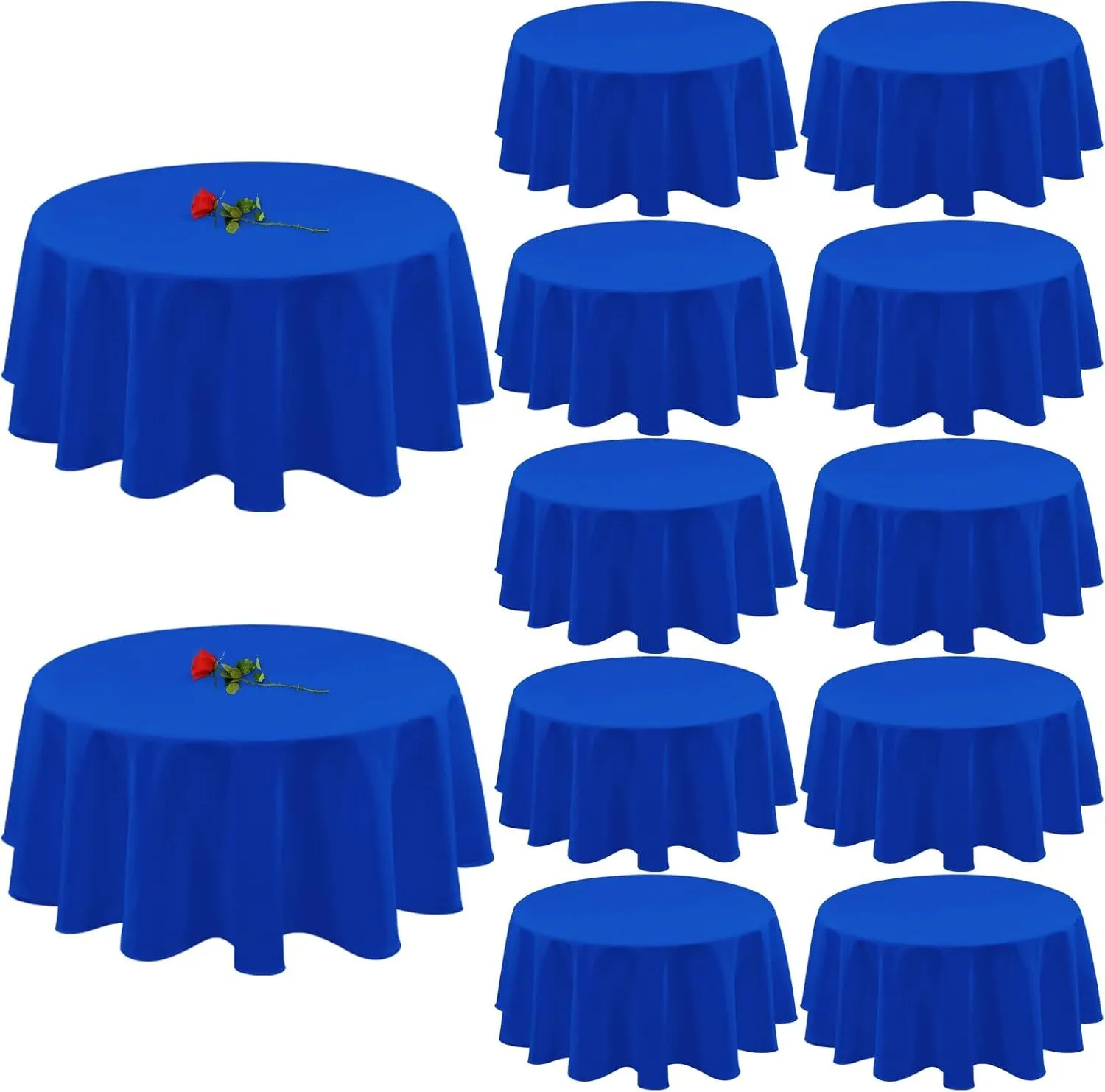 120" Round Royal Blue Table Cloths