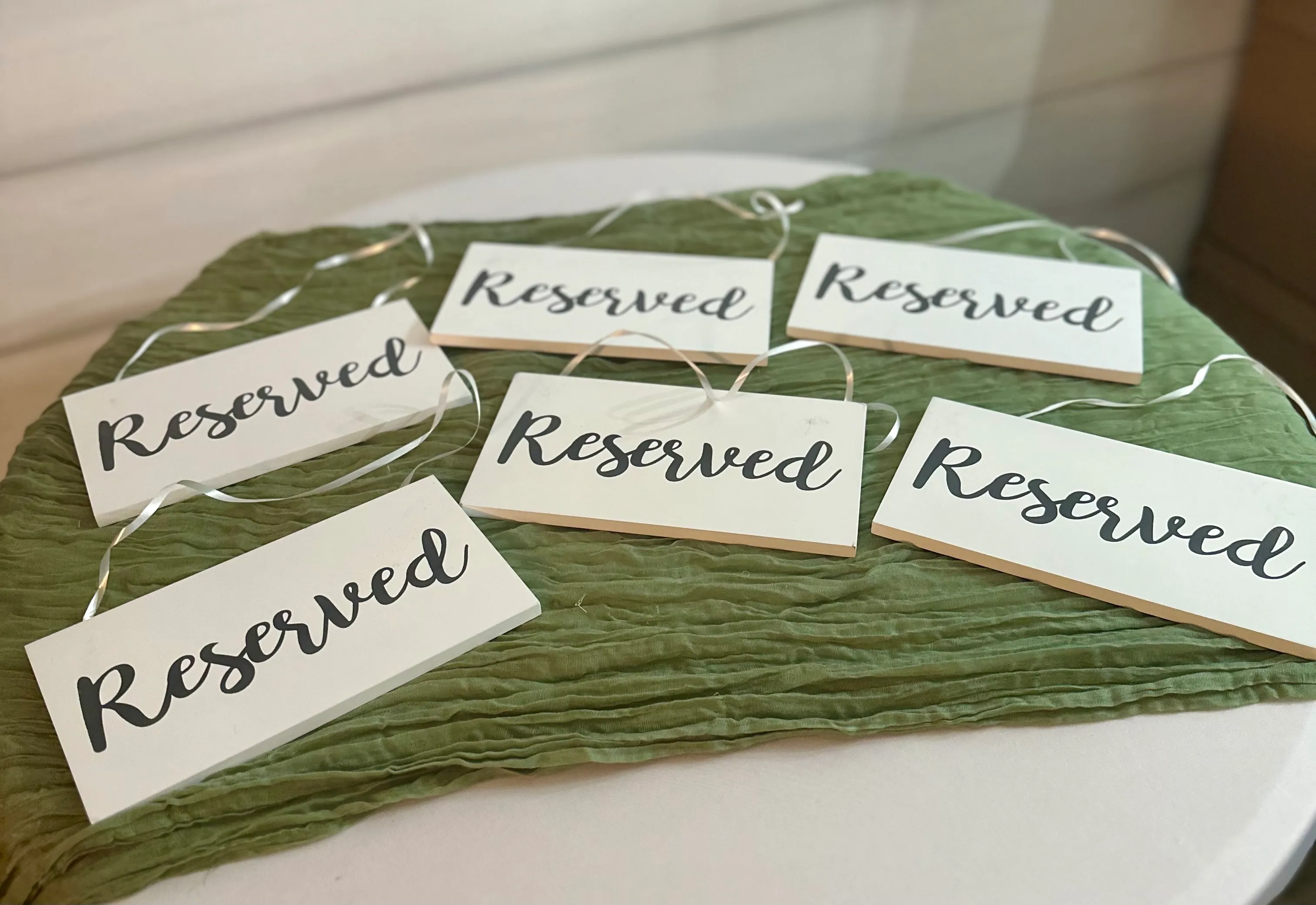 Reserved Seating Chair Decor