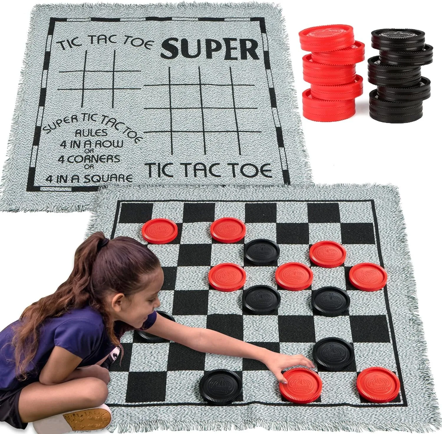 Vintage Giant Checkers