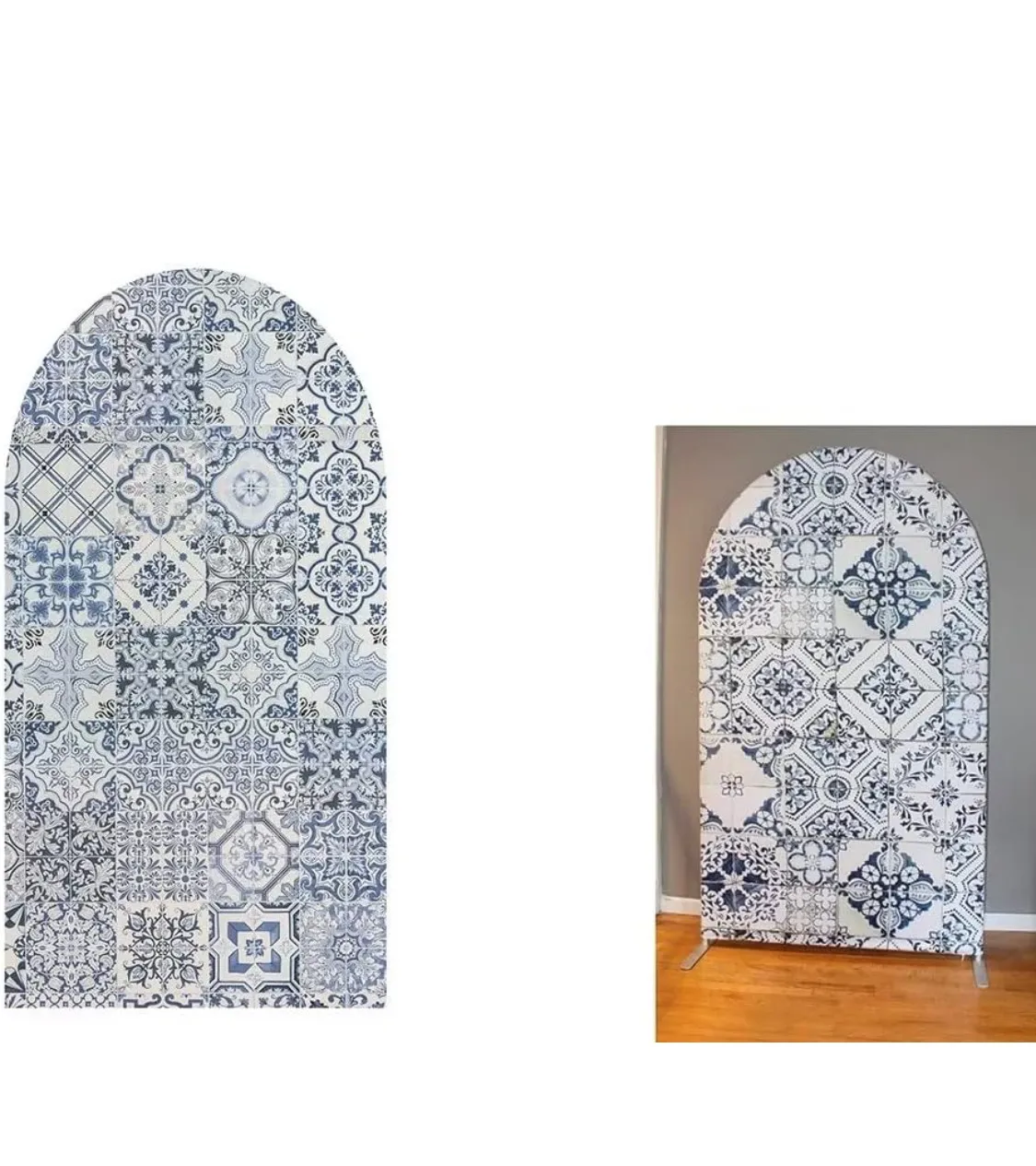 Mediterranean Tile Arch Cover