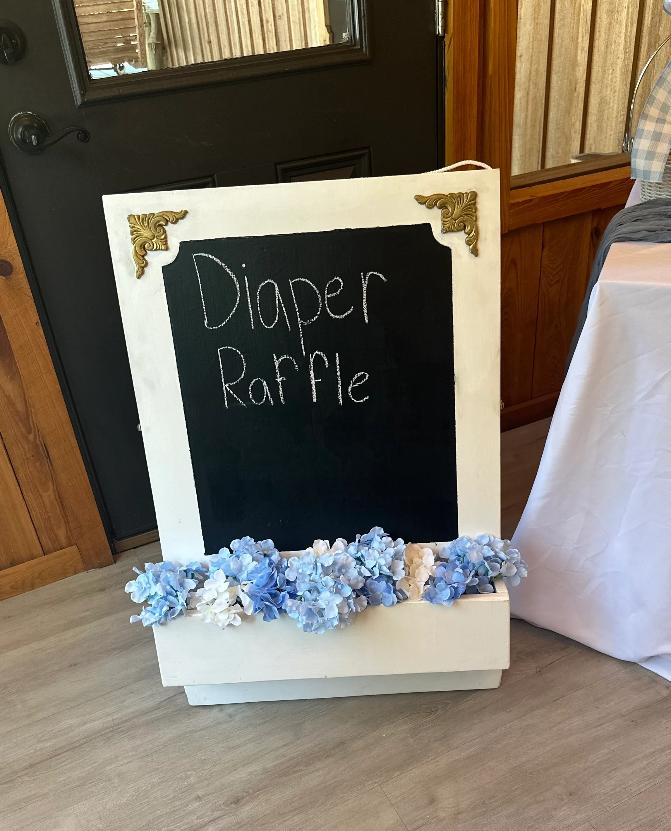 Flower Box Welcome Sign