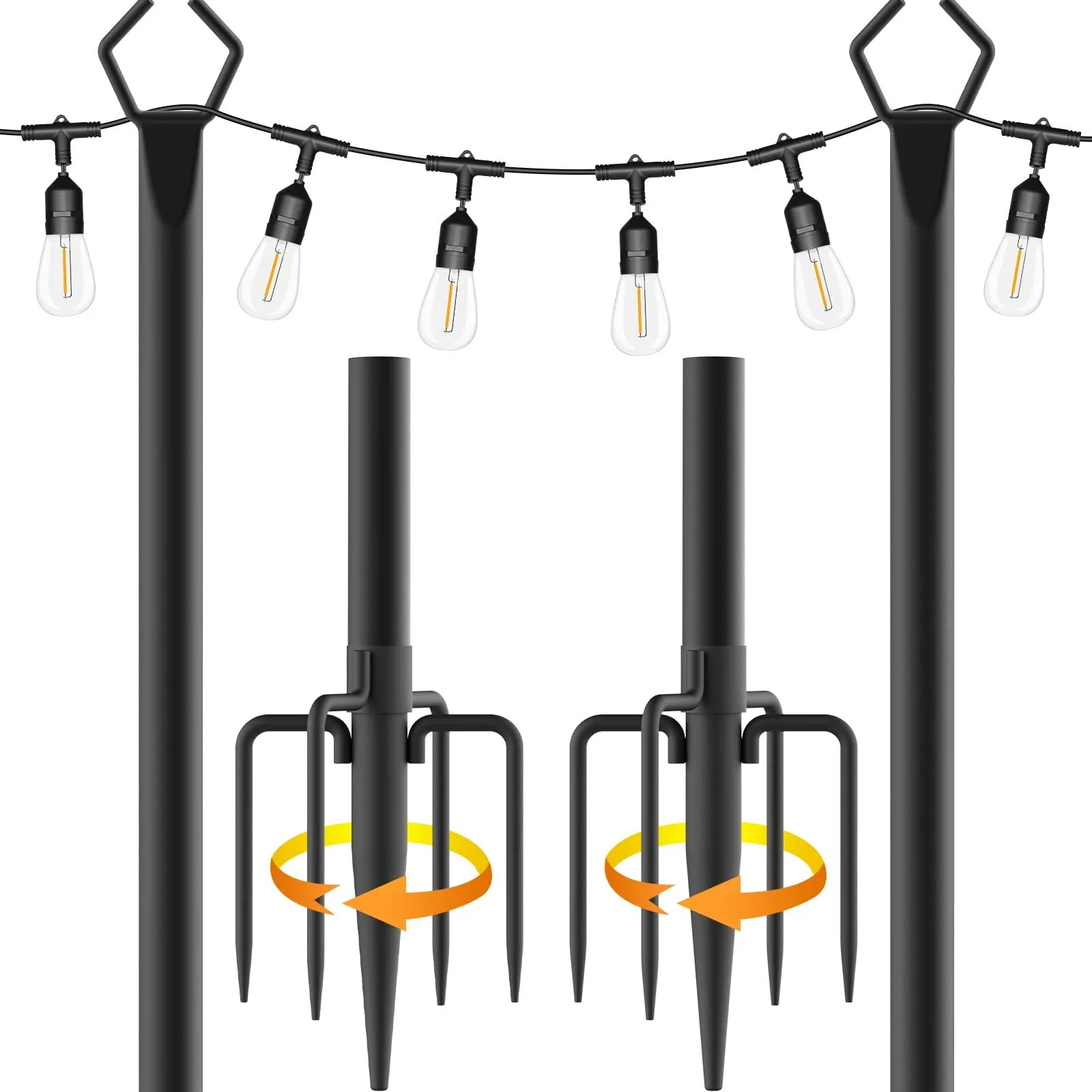 Poles for String Lights