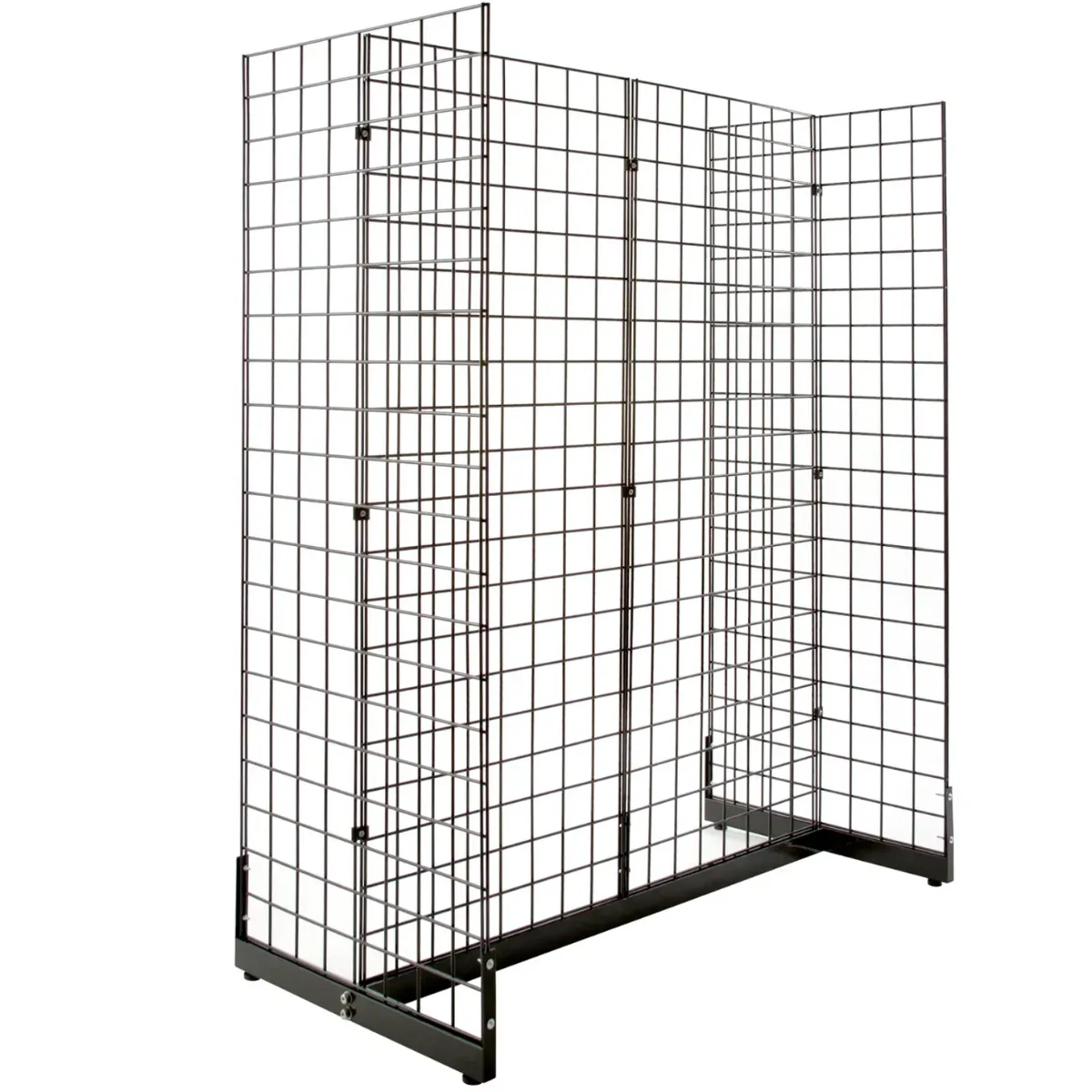 2'x6' Grid Panel Display with Gondola Base