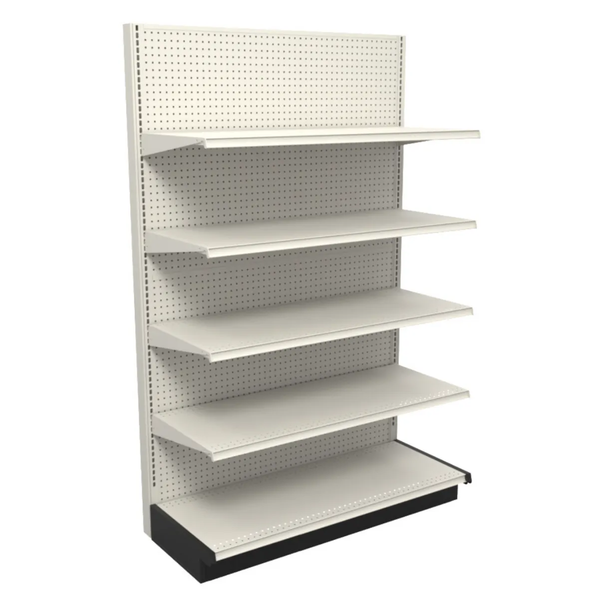 Single-Sided Gondola Starter Unit –  96" (base + 5 shelves)