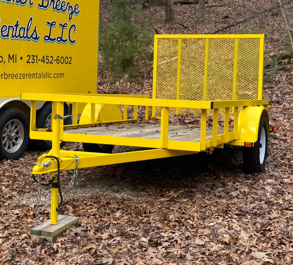 10' Utility Trailer w/ Folding Ramp