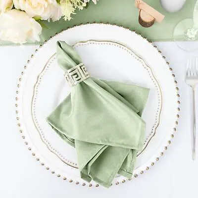 Sage green napkins