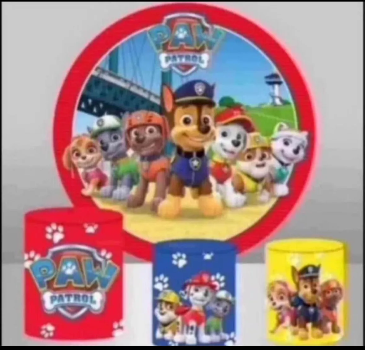 Paw patrol backdrop