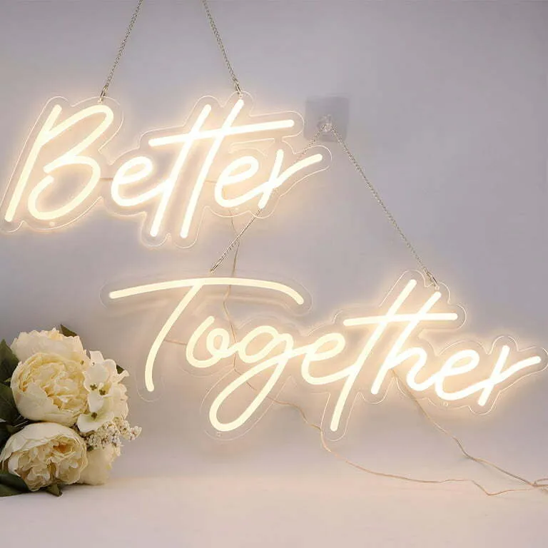 Better together sign 