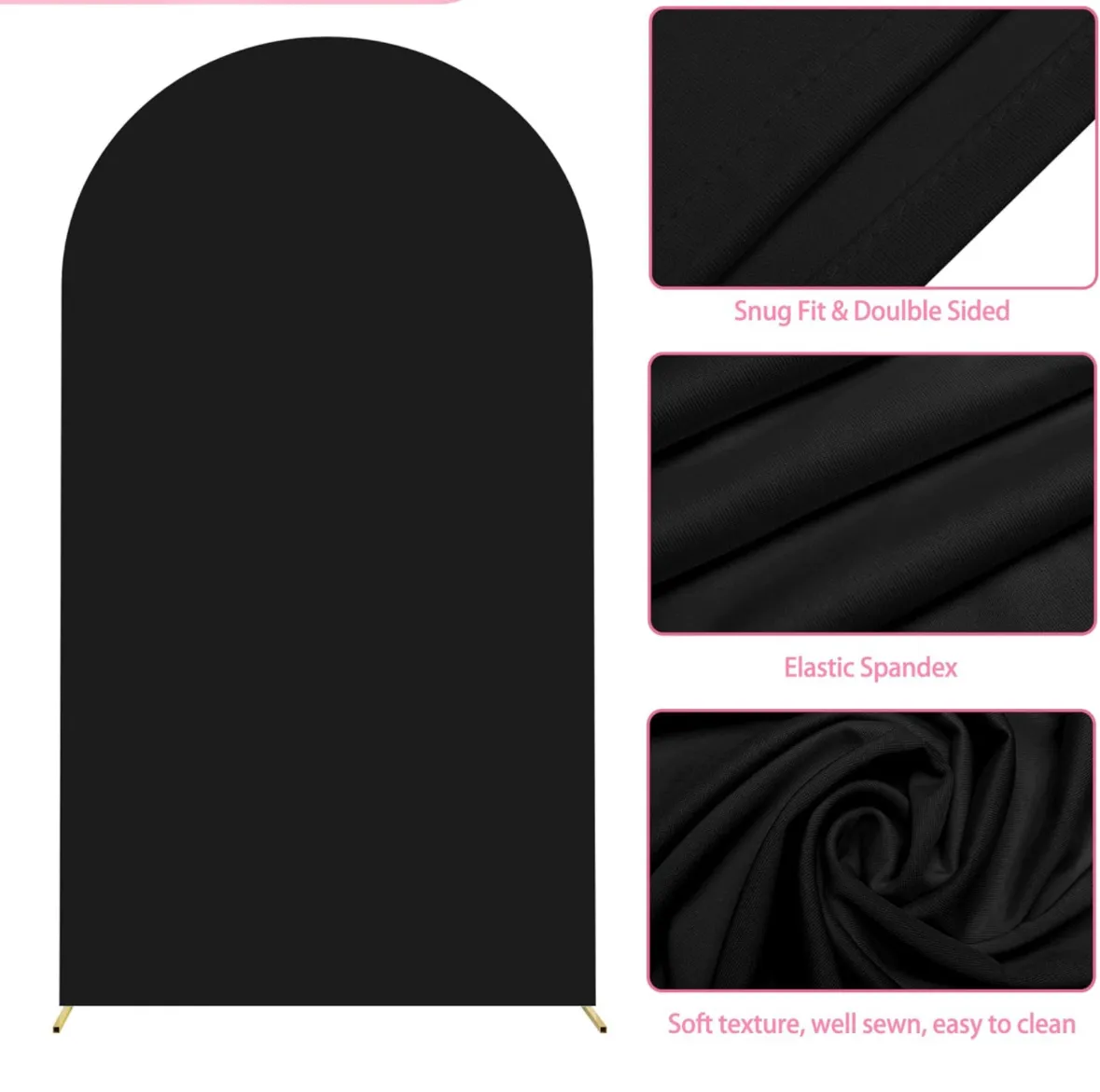 Backdrop cover black