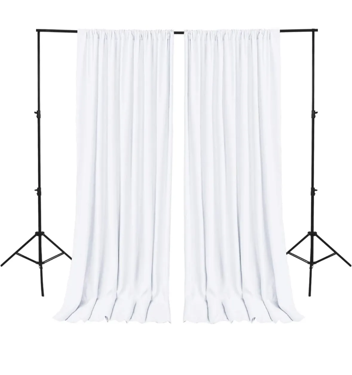 White drapes set 