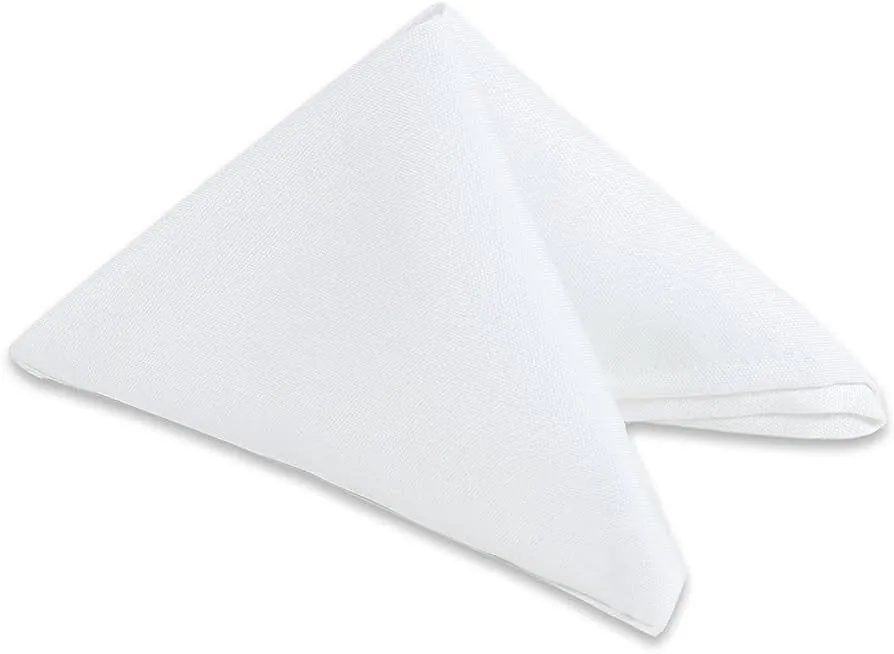 White napkins