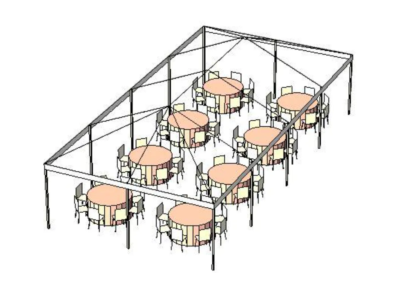 64 Person Tent Package