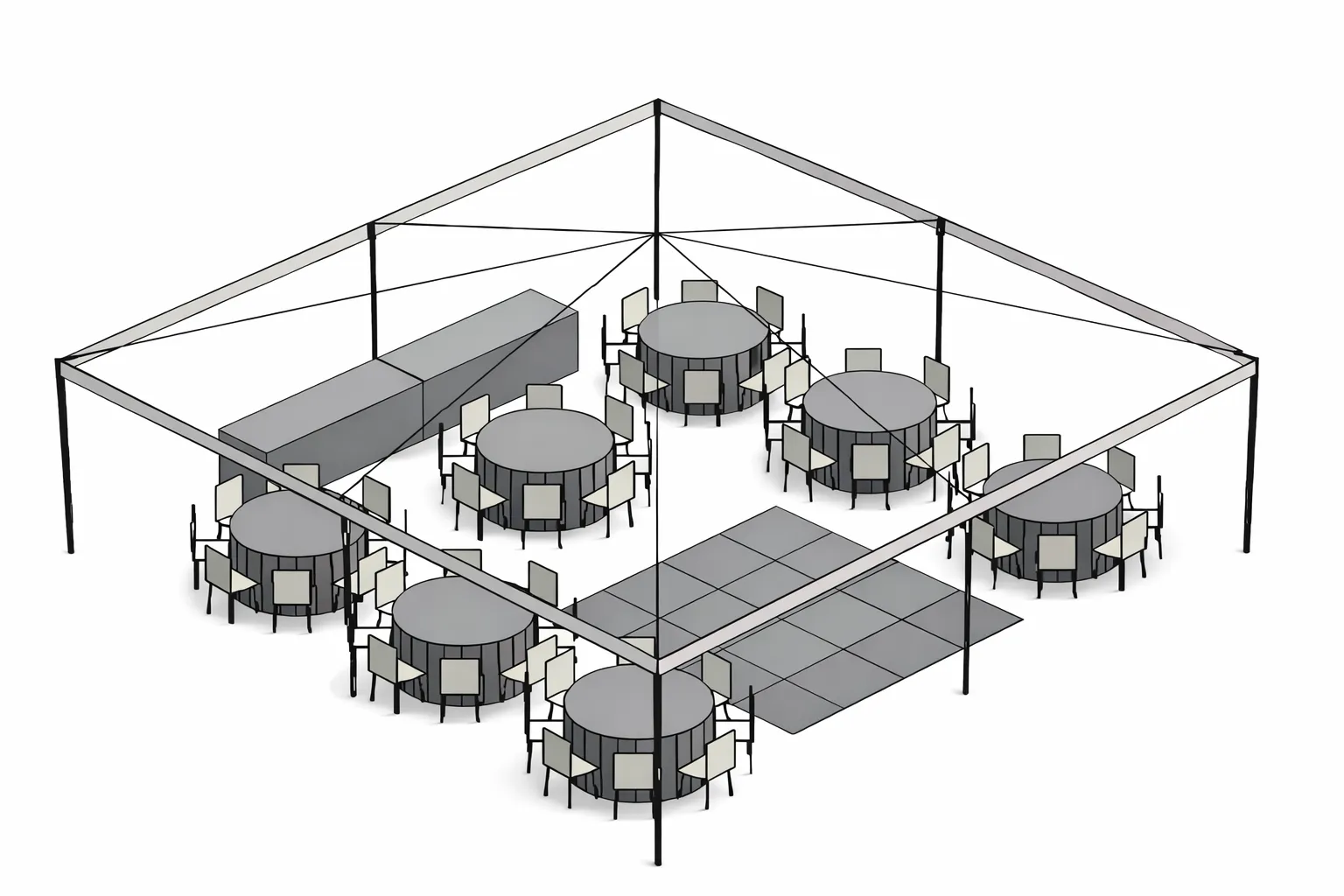 50 Person Wedding Package