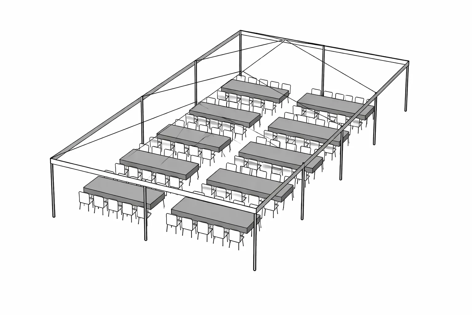 80 Person Tent Package