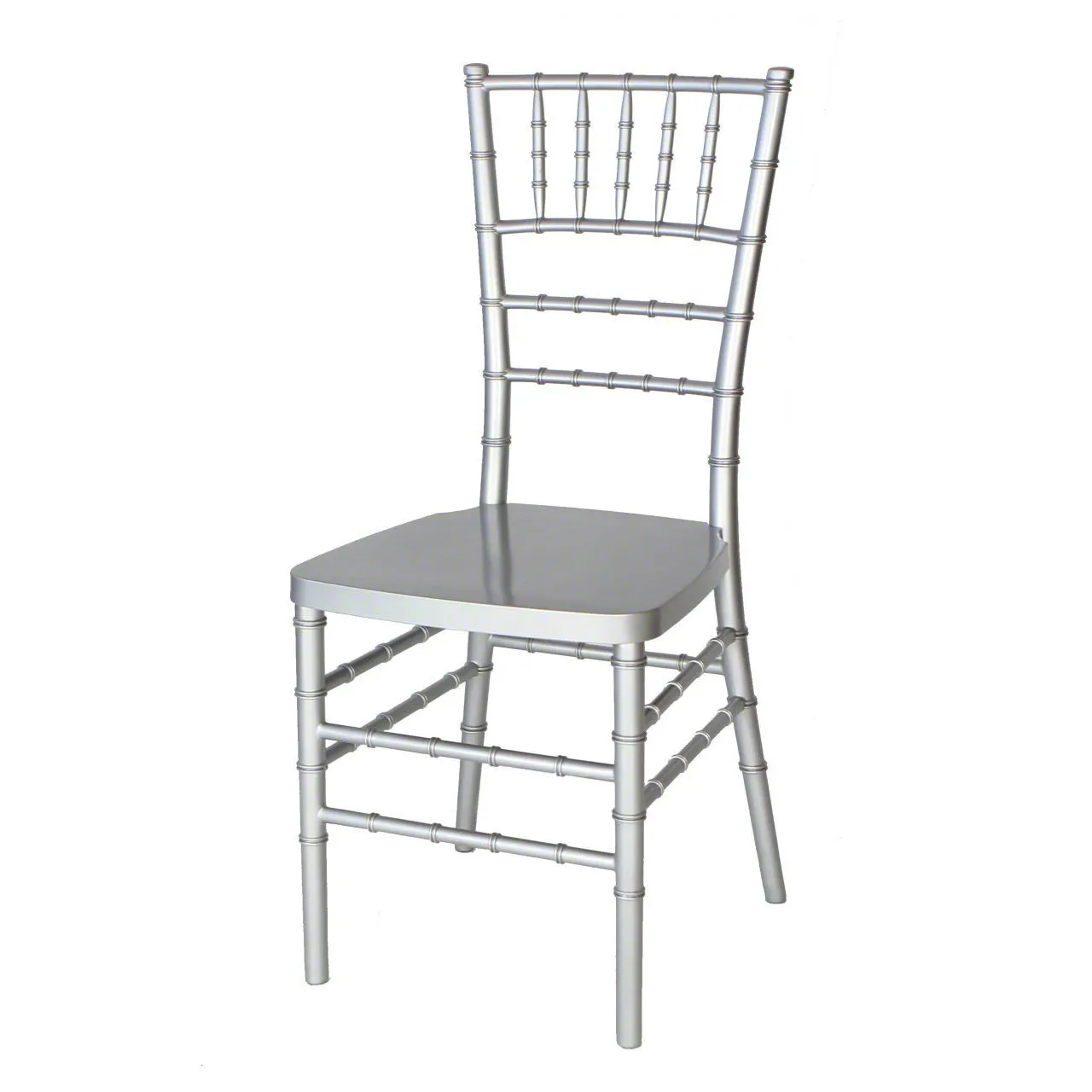 Silver Resin Chiavari Chair with cusion