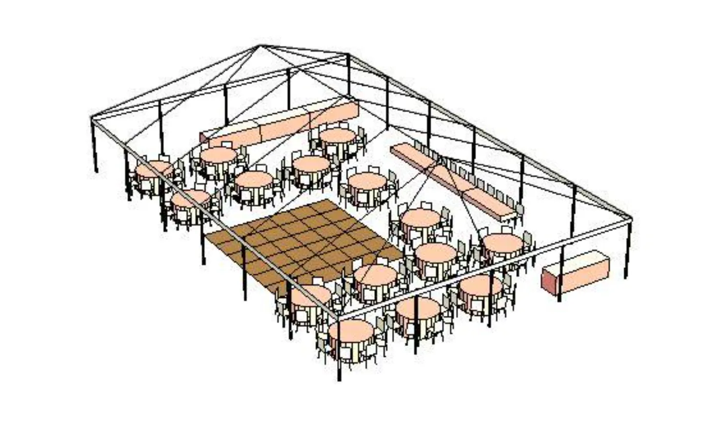 120 Person Wedding Package