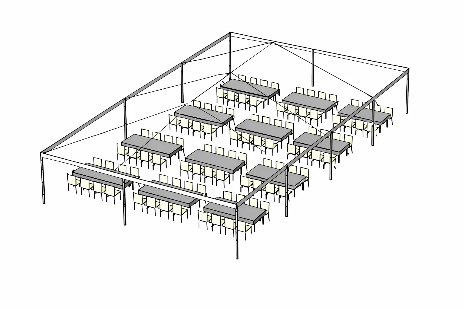 96 Person Tent Package