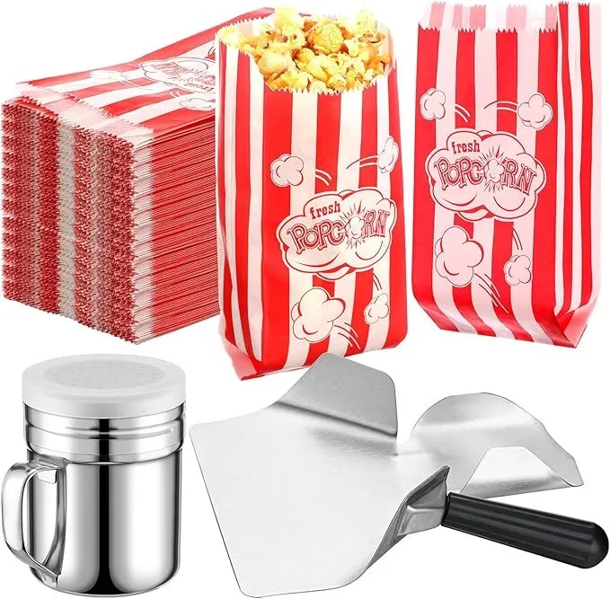 Popcorn Supplies for up to 50 - Corn with butter/salt and bags