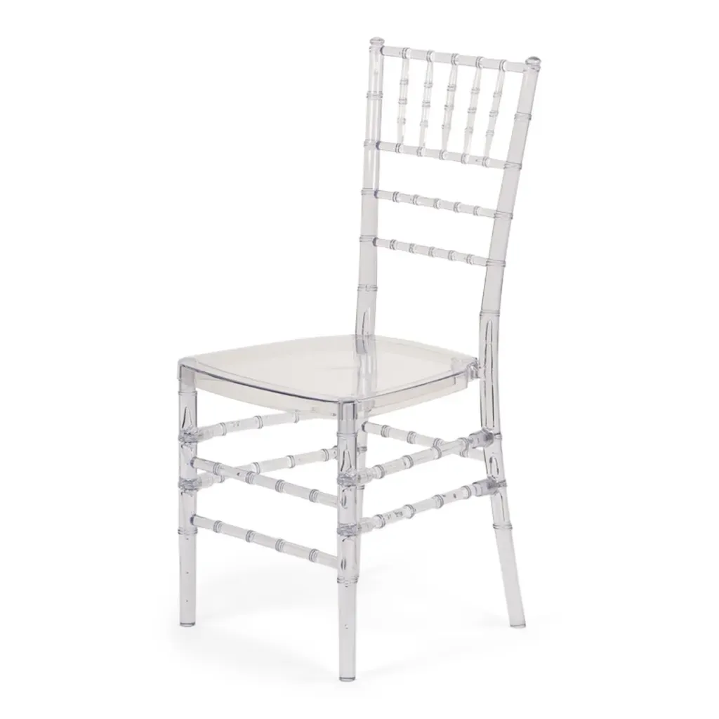 Ghost Chiavari Chairs with cusion