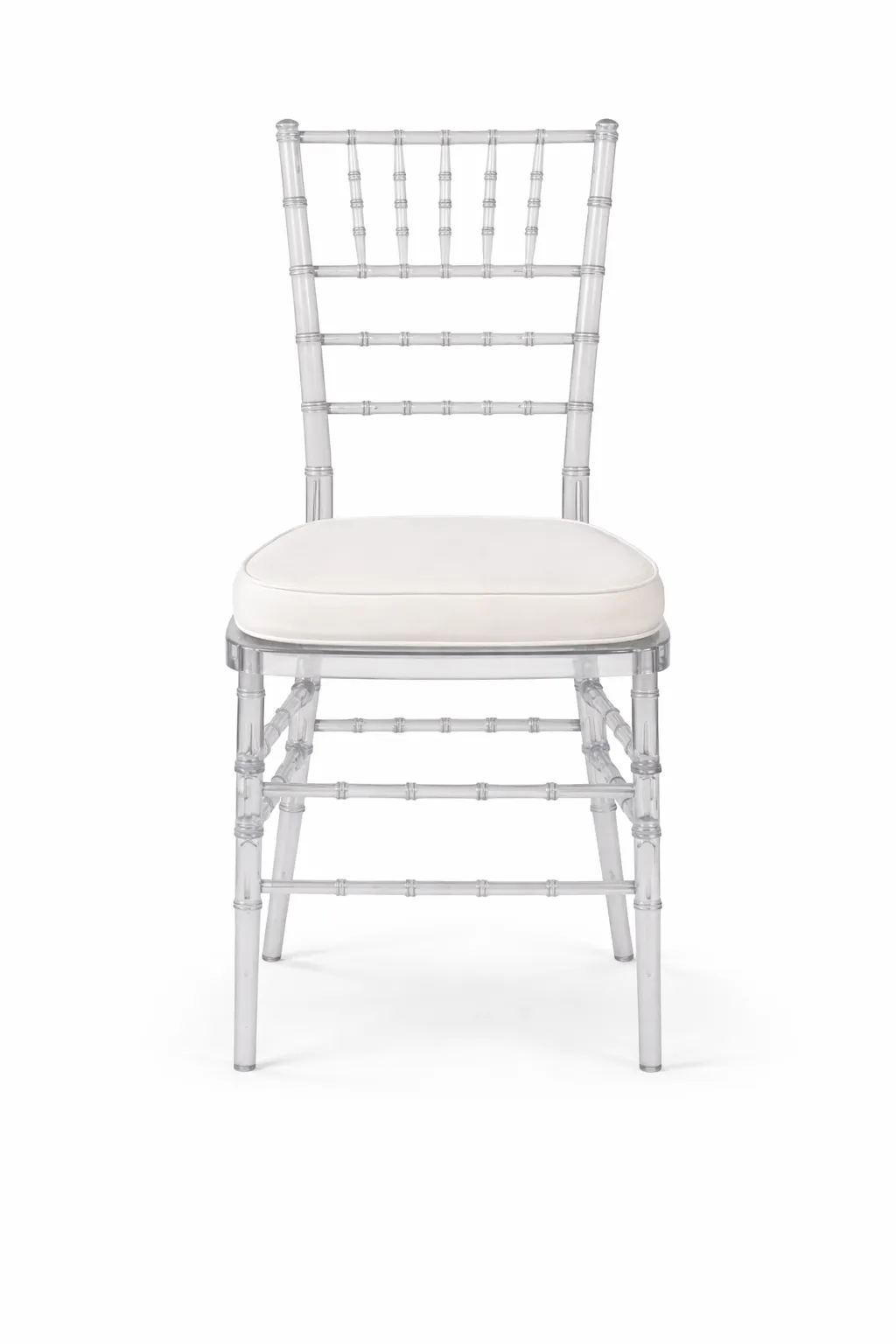 Ghost Chiavari Chairs with cusion