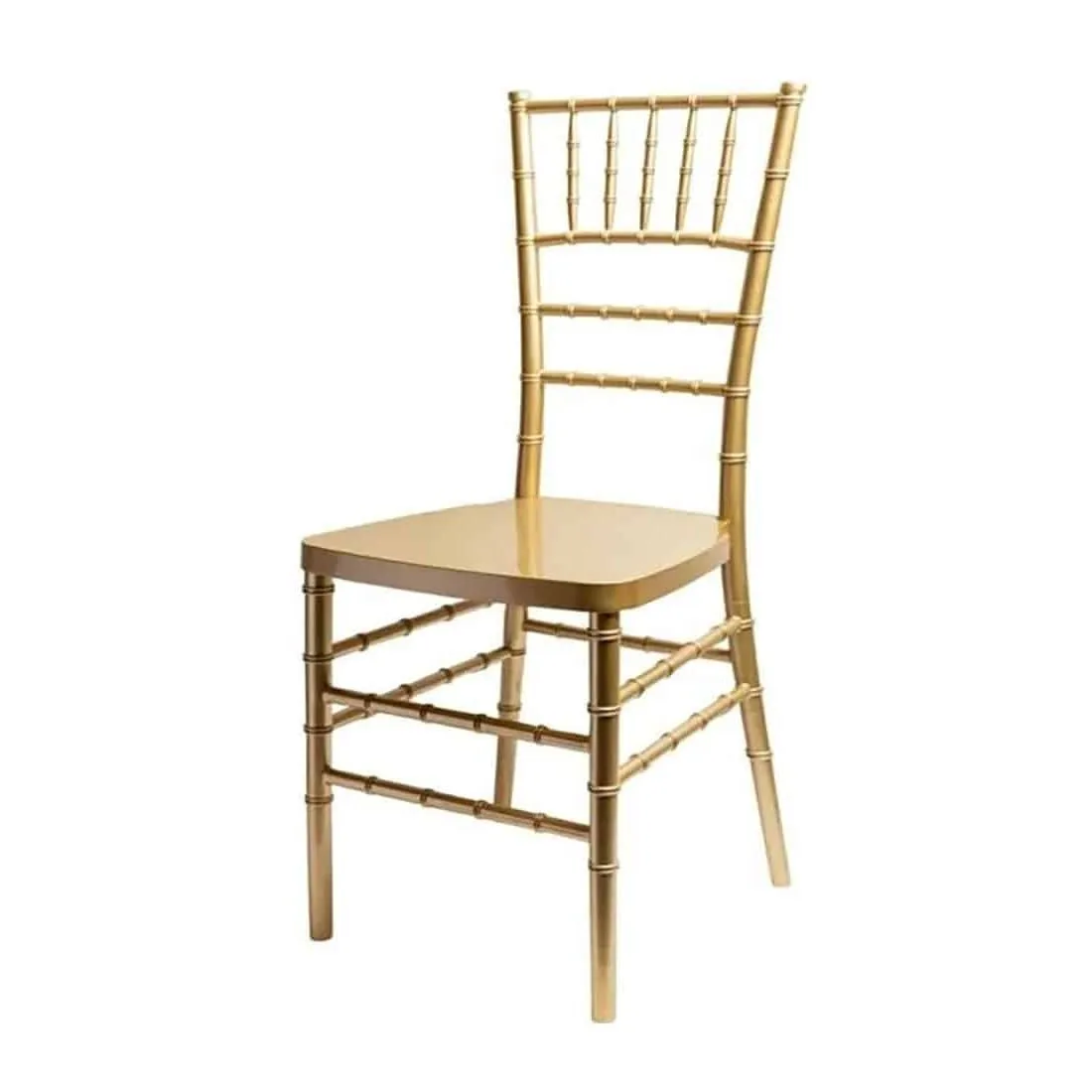 Gold Resin Chiavari Chair with cusion