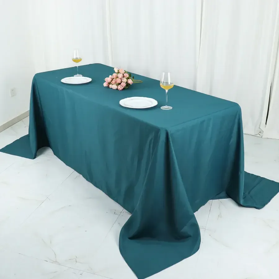90"x132" Polyester Tablecloth (choose color)