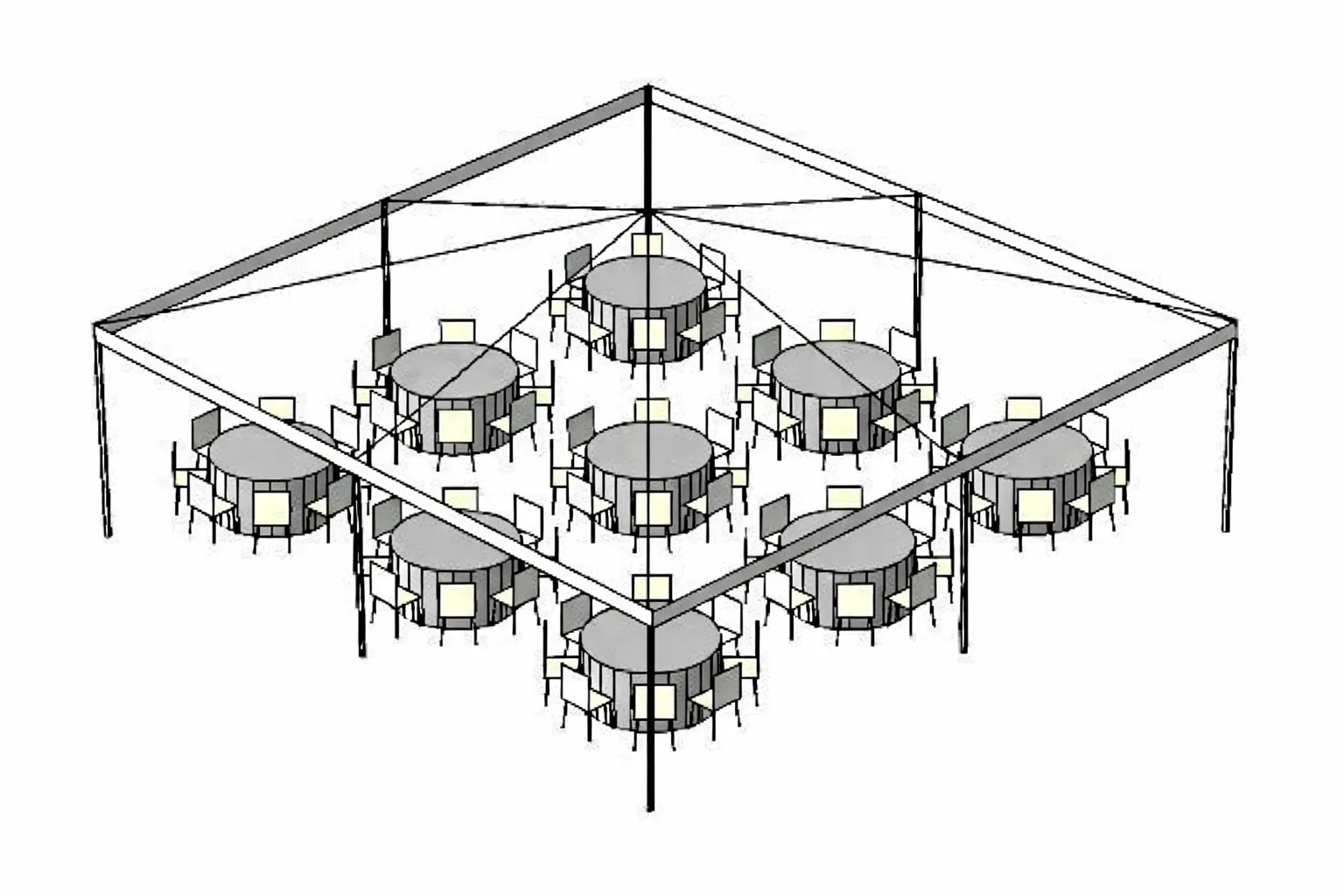 72 Person Tent Package