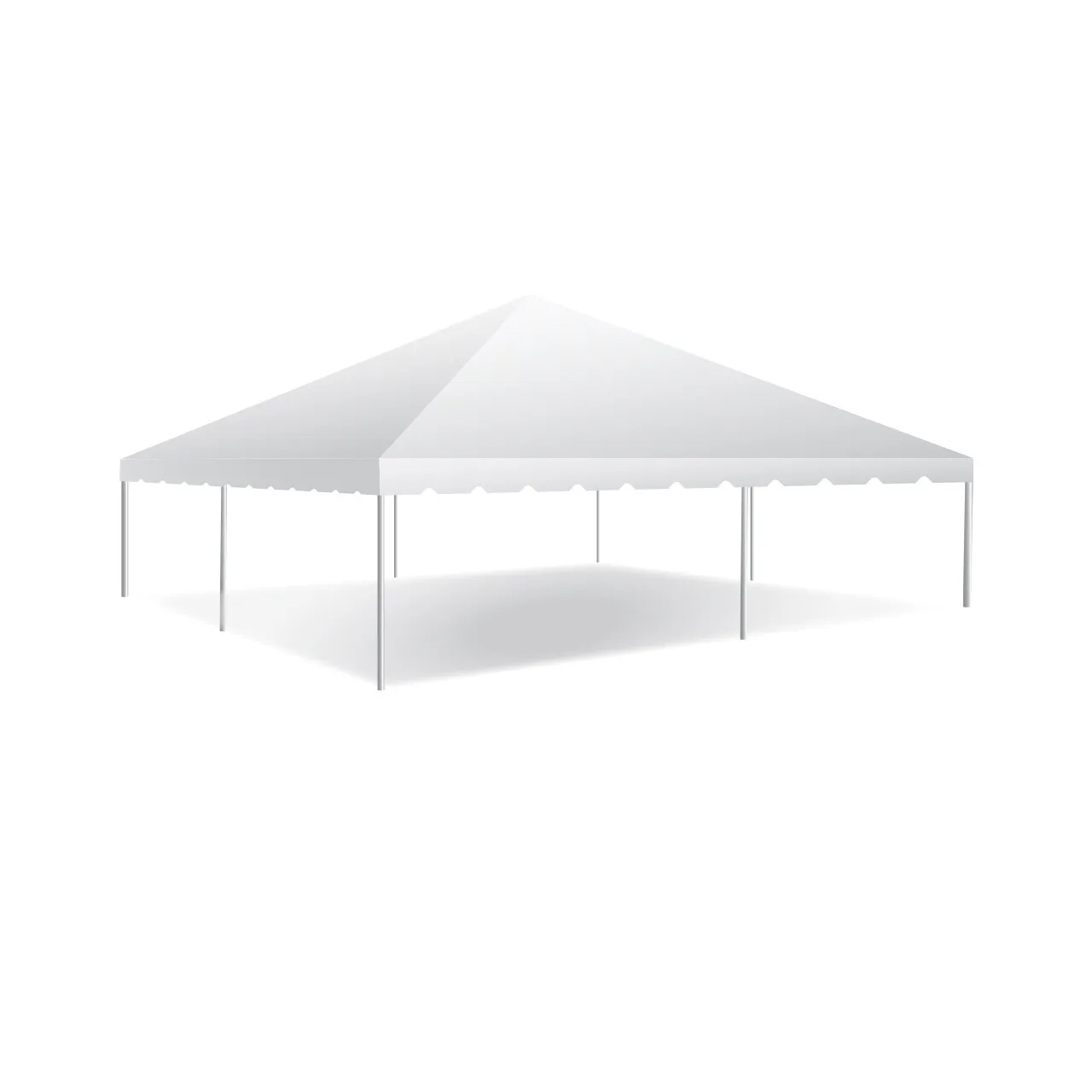 30x30 Commercial White Frame tent (900 Sq Ft.)