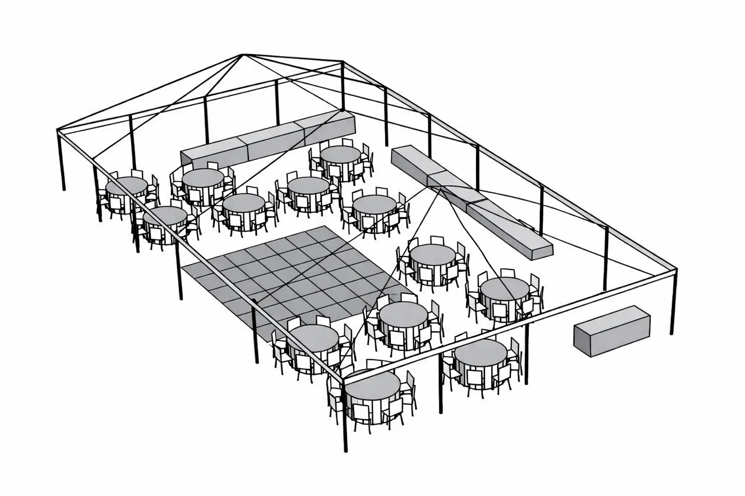 120 Person Wedding Package