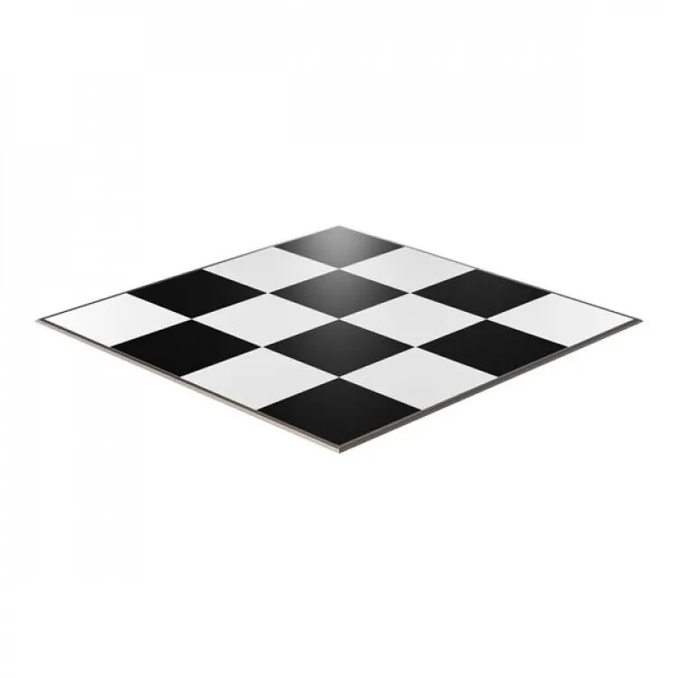 15x15 Black & White Dance Floor