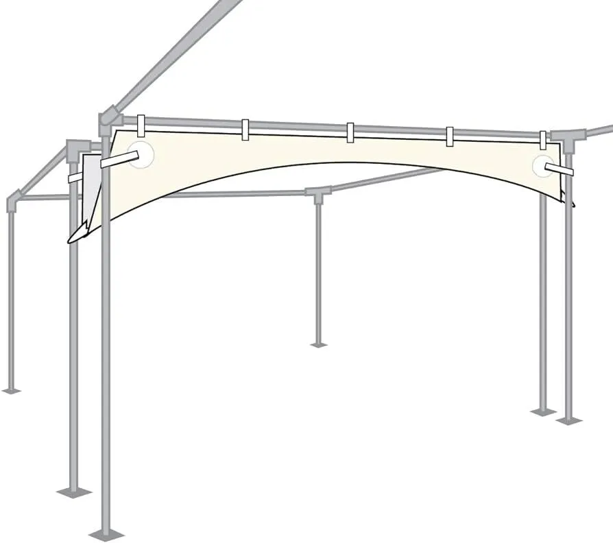 20 ft Tent Rain Gutters