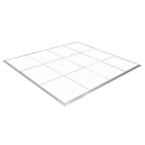 18x18 White Dance Floor