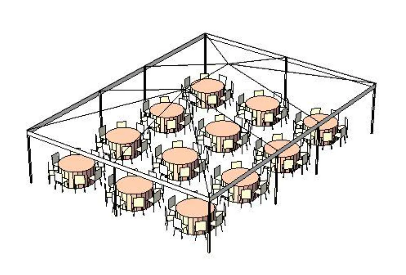 96 Person tent Package