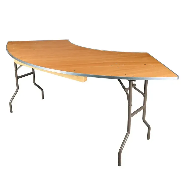 7' x 30" Serpentine Table (seats 4)