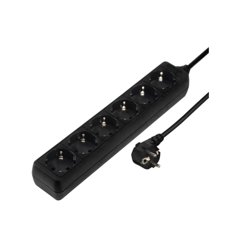 Schuko Verteiler 6-fach